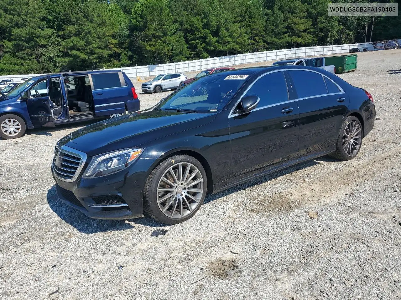 2015 Mercedes-Benz S 550 VIN: WDDUG8CB2FA190403 Lot: 61534296