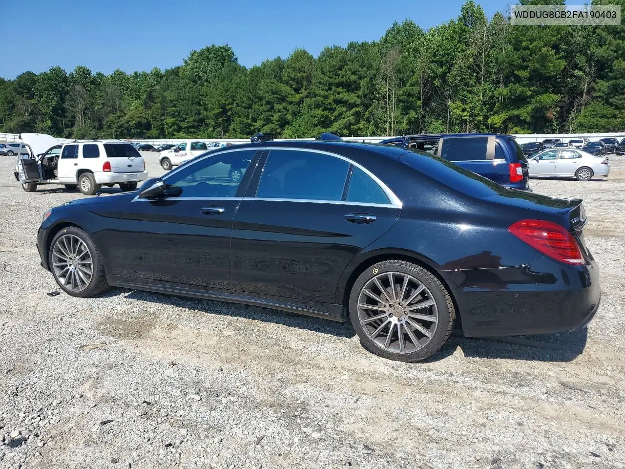 2015 Mercedes-Benz S 550 VIN: WDDUG8CB2FA190403 Lot: 61534296