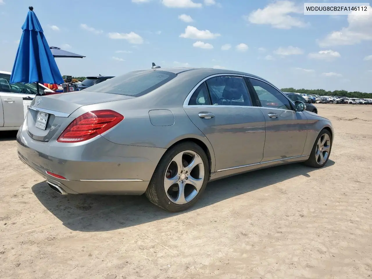 2015 Mercedes-Benz S 550 VIN: WDDUG8CB2FA146112 Lot: 67450125
