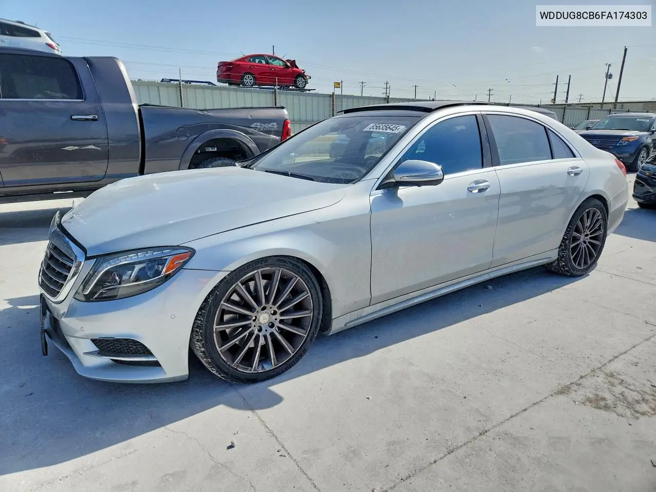 2015 Mercedes-Benz S 550 VIN: WDDUG8CB6FA174303 Lot: 85635645