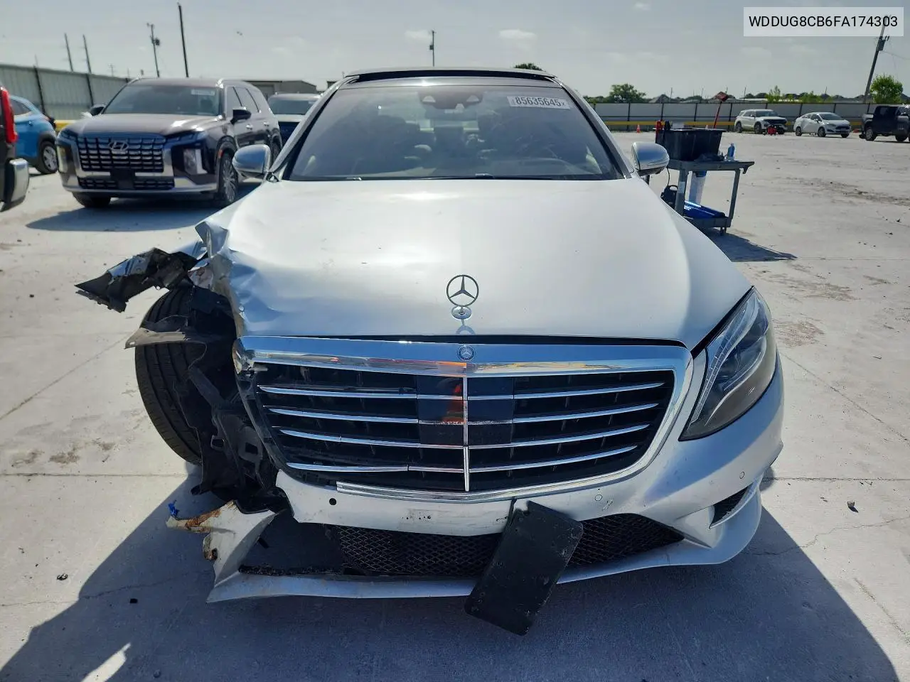 2015 Mercedes-Benz S 550 VIN: WDDUG8CB6FA174303 Lot: 85635645
