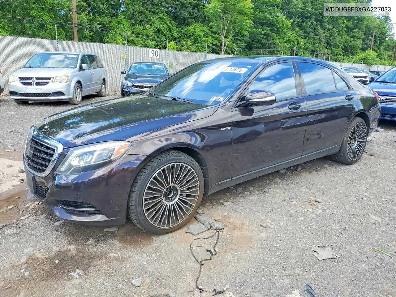 2016 Mercedes-Benz S 550 4Matic VIN: WDDUG8FBXGA227033 Lot: 57145776