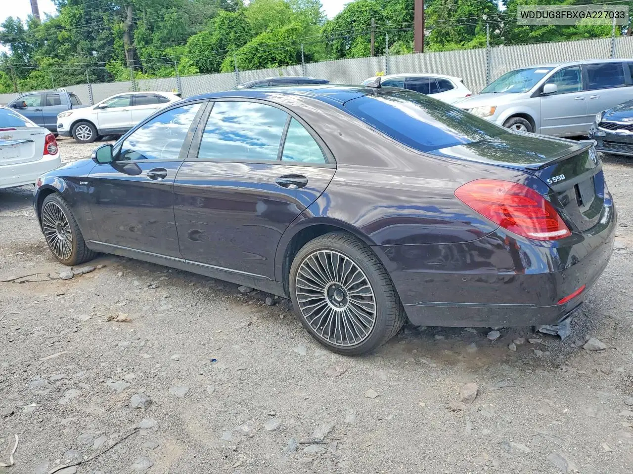 2016 Mercedes-Benz S 550 4Matic VIN: WDDUG8FBXGA227033 Lot: 57145776