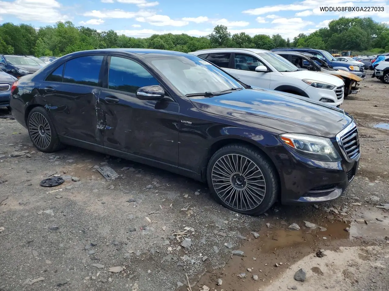 2016 Mercedes-Benz S 550 4Matic VIN: WDDUG8FBXGA227033 Lot: 57145776