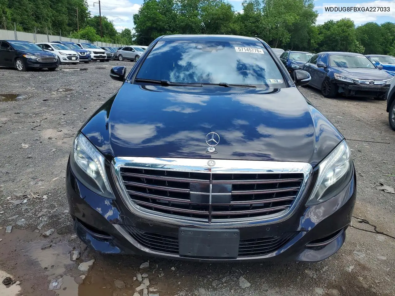 2016 Mercedes-Benz S 550 4Matic VIN: WDDUG8FBXGA227033 Lot: 57145776