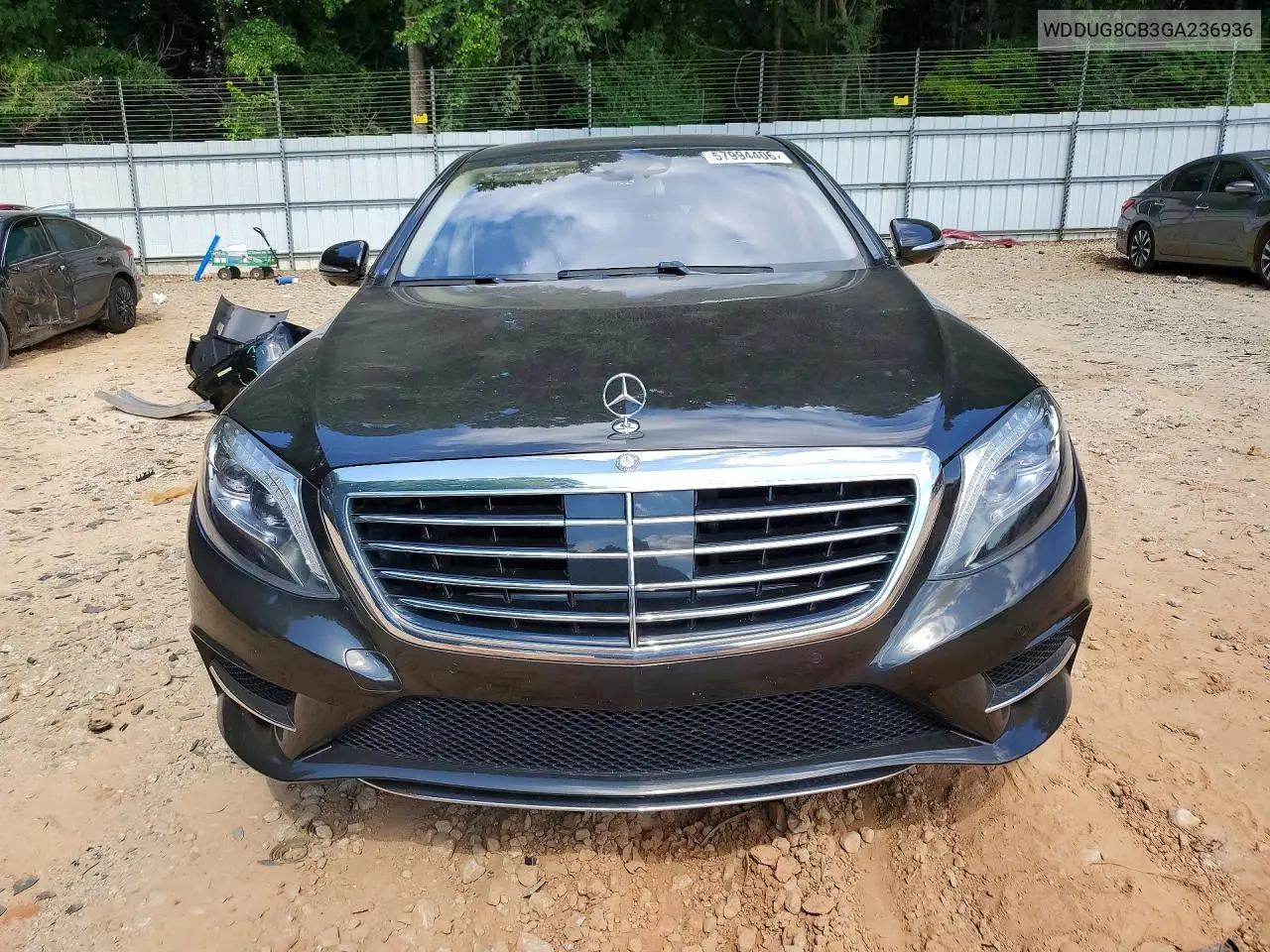 2016 Mercedes-Benz S 550 VIN: WDDUG8CB3GA236936 Lot: 57994406