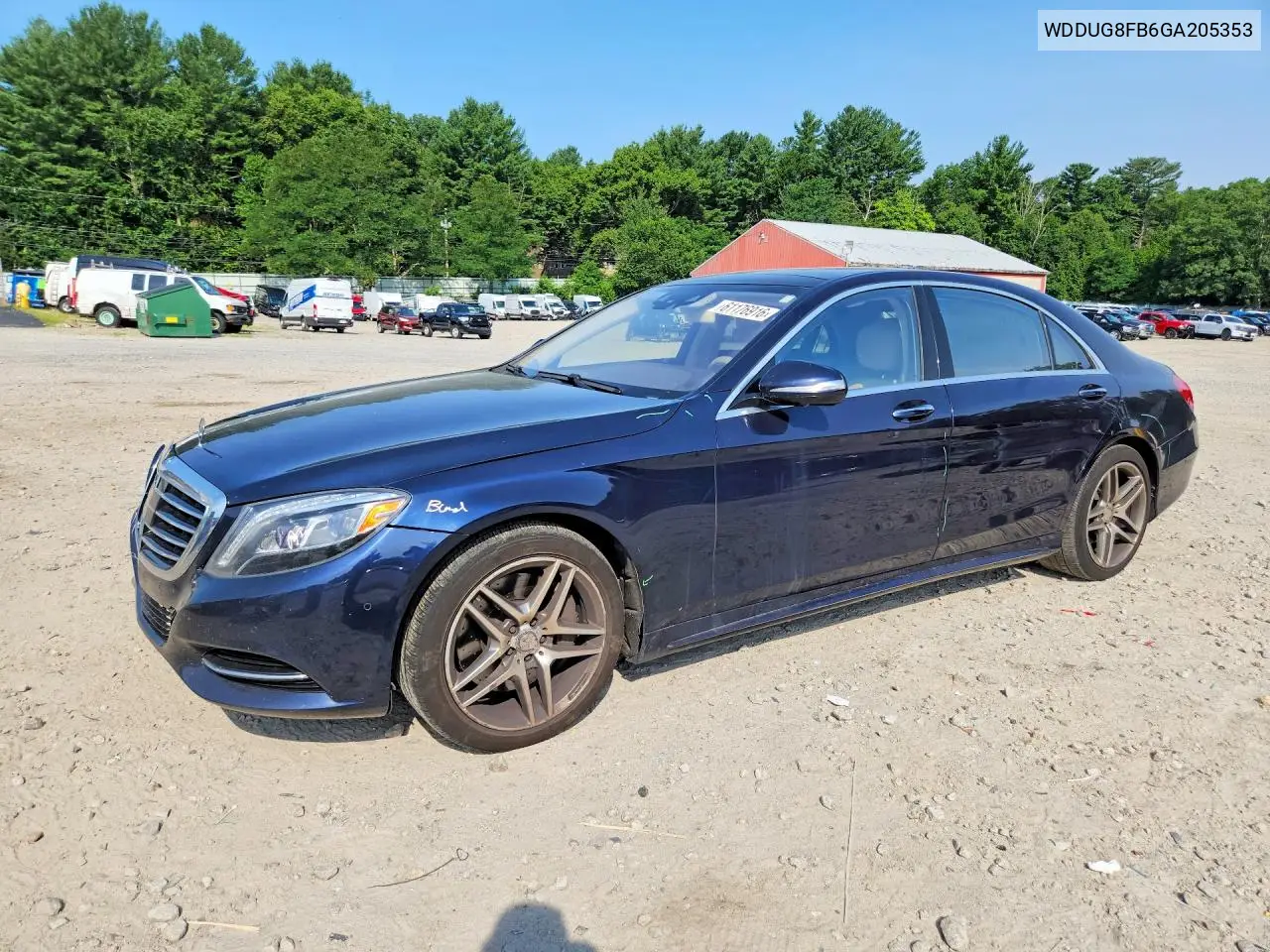 2016 Mercedes-Benz S 550 4Matic VIN: WDDUG8FB6GA205353 Lot: 61176916
