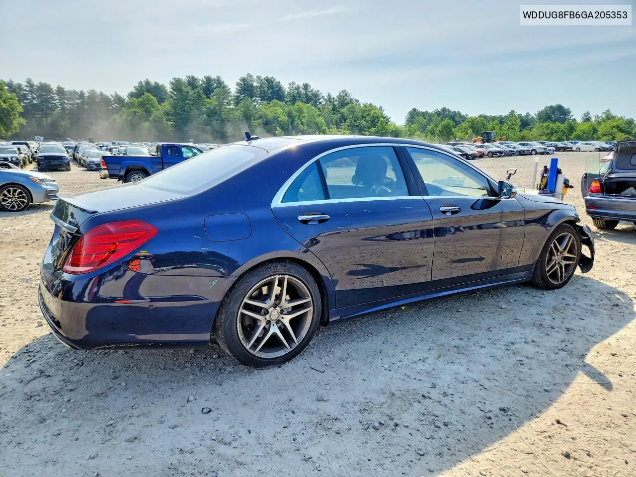 2016 Mercedes-Benz S 550 4Matic VIN: WDDUG8FB6GA205353 Lot: 61176916