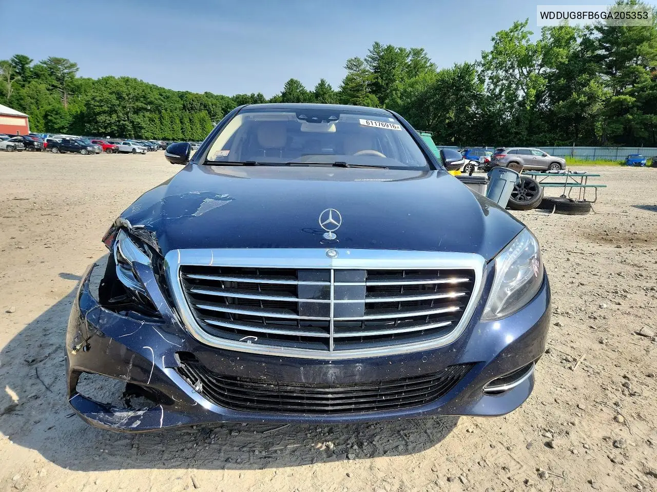 2016 Mercedes-Benz S 550 4Matic VIN: WDDUG8FB6GA205353 Lot: 61176916