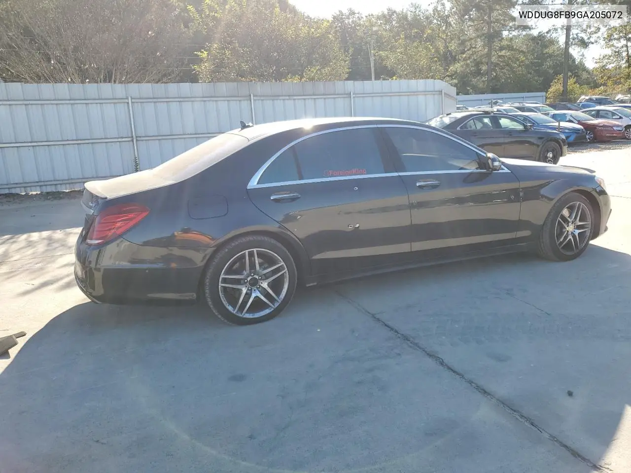 WDDUG8FB9GA205072 2016 Mercedes Benz S 550 4Matic