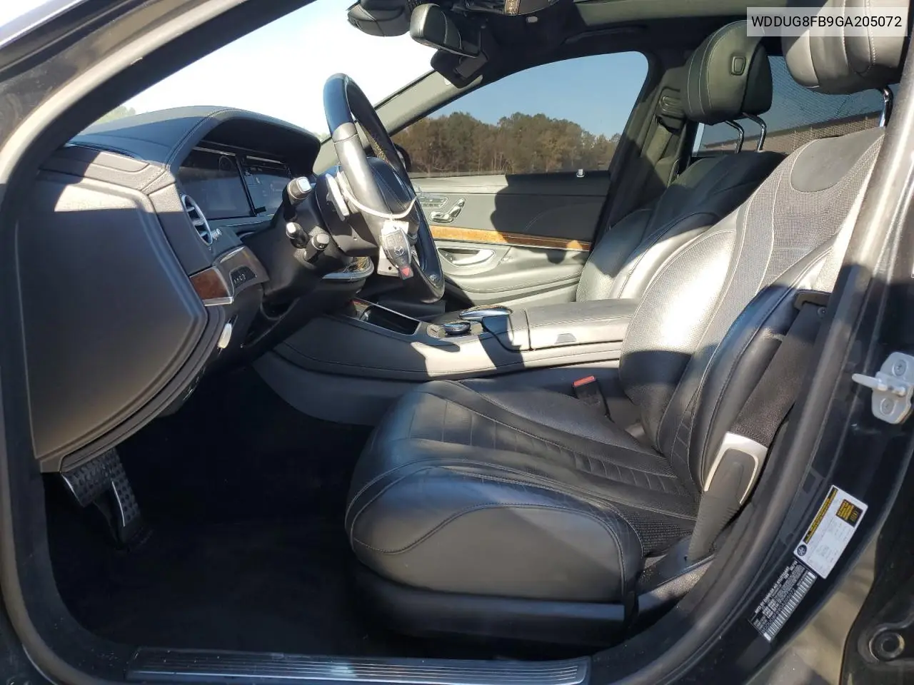 WDDUG8FB9GA205072 2016 Mercedes Benz S 550 4Matic