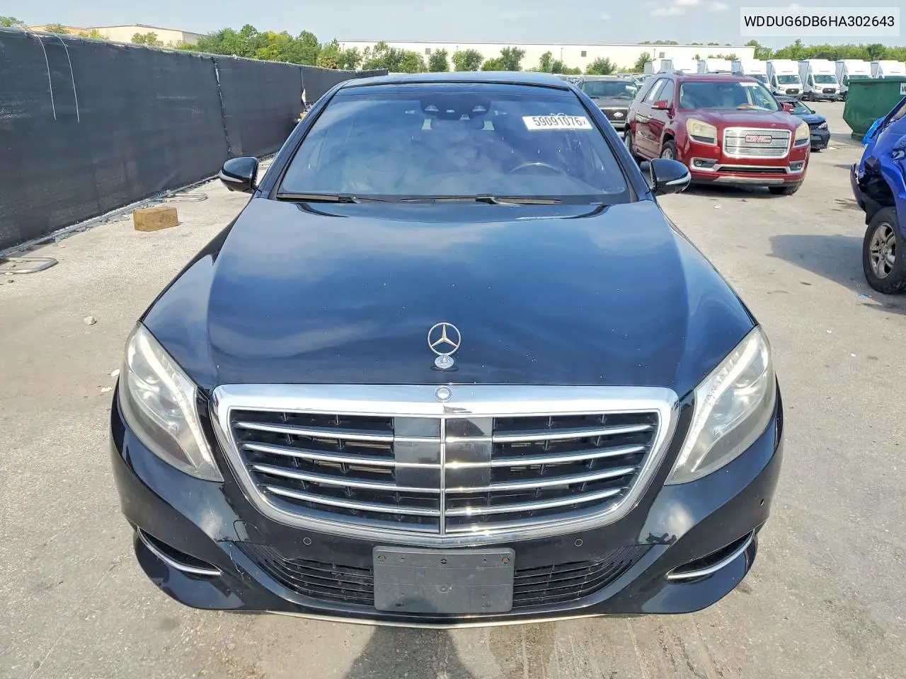 2017 Mercedes-Benz S 550E VIN: WDDUG6DB6HA302643 Lot: 59091076