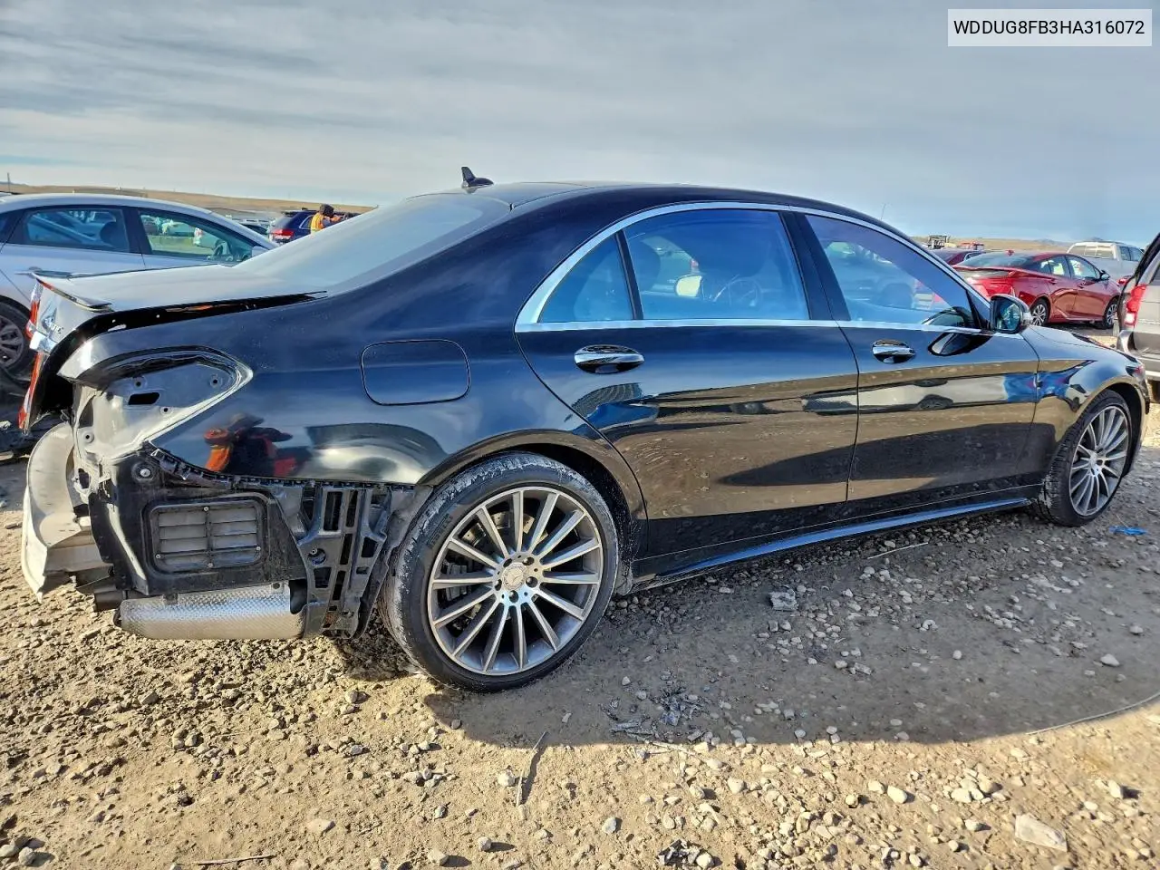 WDDUG8FB3HA316072 2017 Mercedes-Benz S 550 4Matic