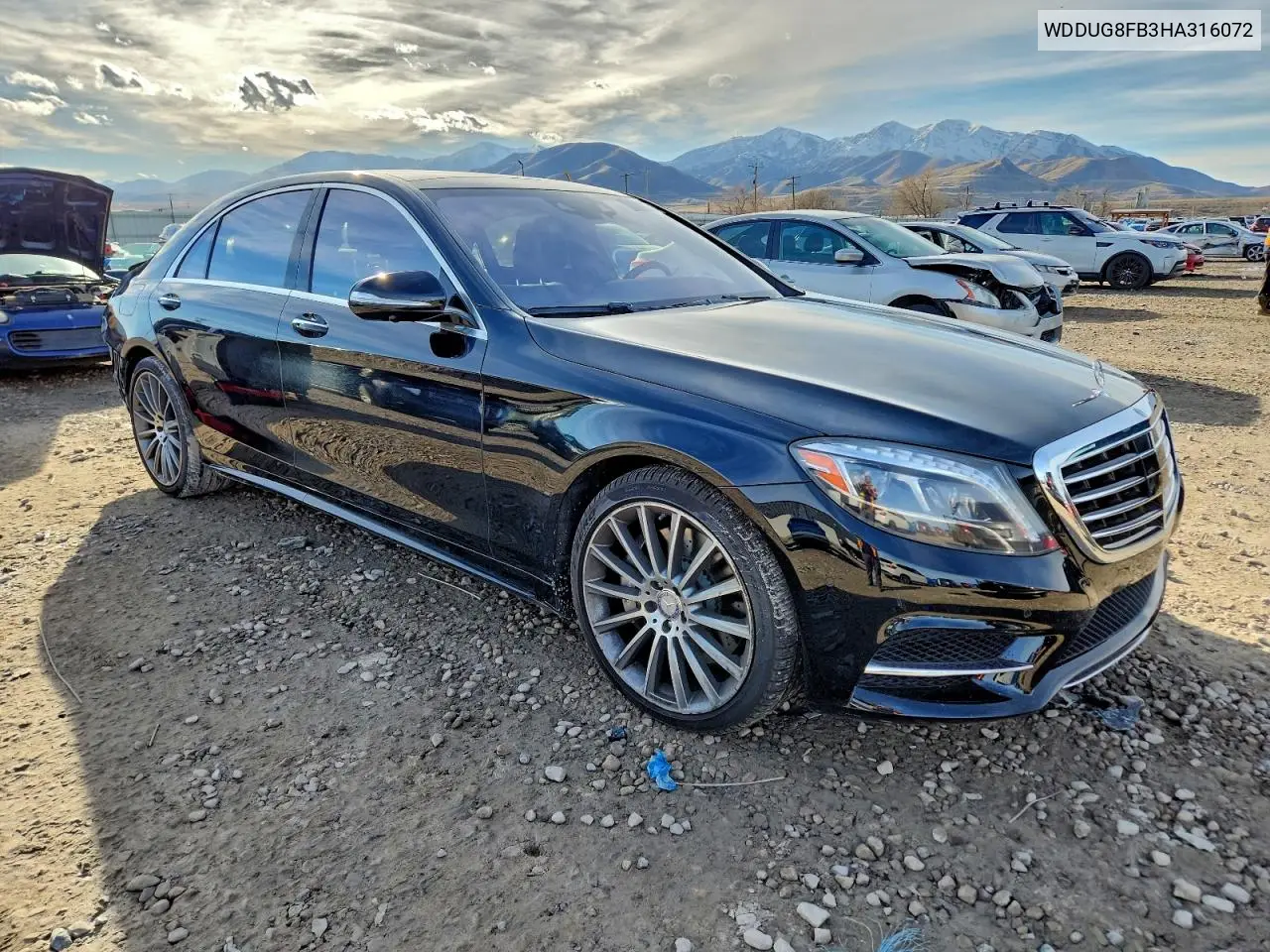 WDDUG8FB3HA316072 2017 Mercedes-Benz S 550 4Matic