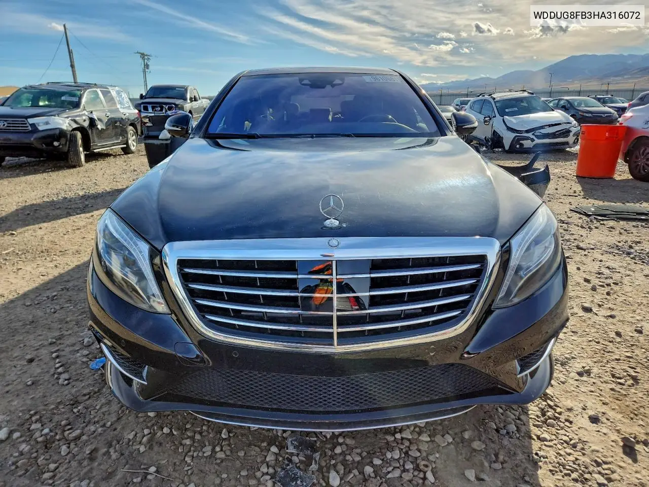 WDDUG8FB3HA316072 2017 Mercedes-Benz S 550 4Matic