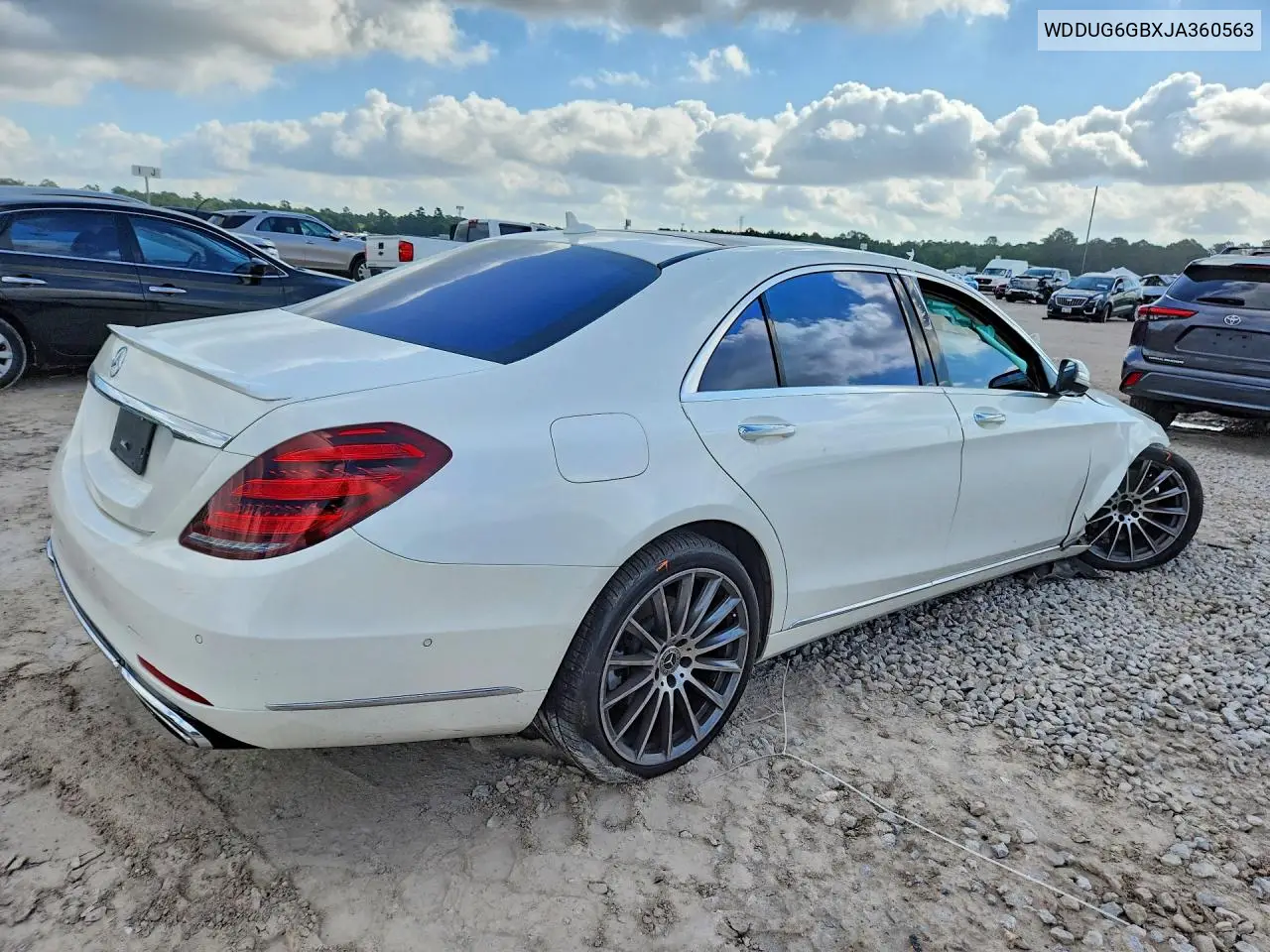 2018 Mercedes-Benz S 450 VIN: WDDUG6GBXJA360563 Lot: 57139756