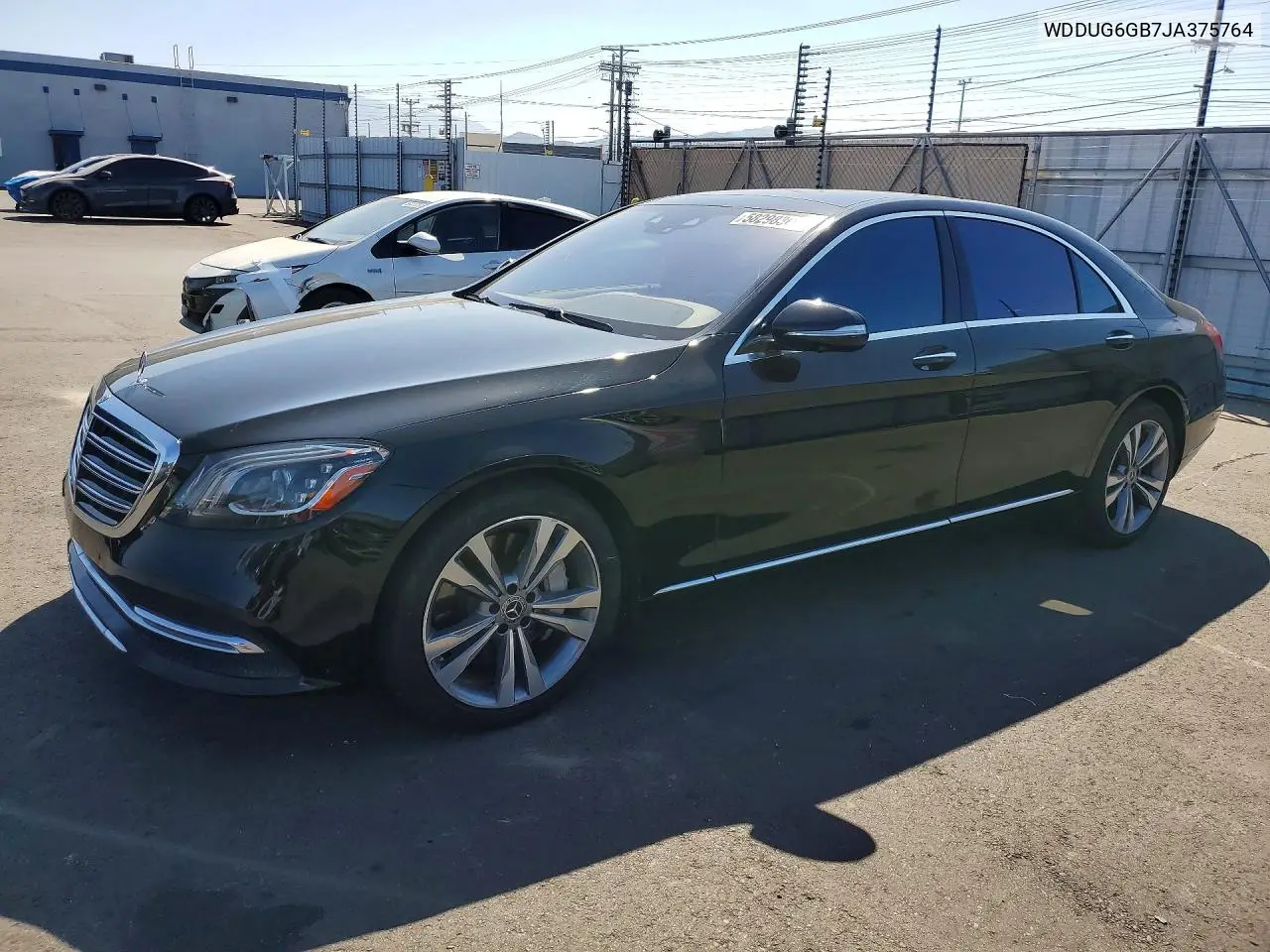 2018 Mercedes-Benz S 450 VIN: WDDUG6GB7JA375764 Lot: 58298306