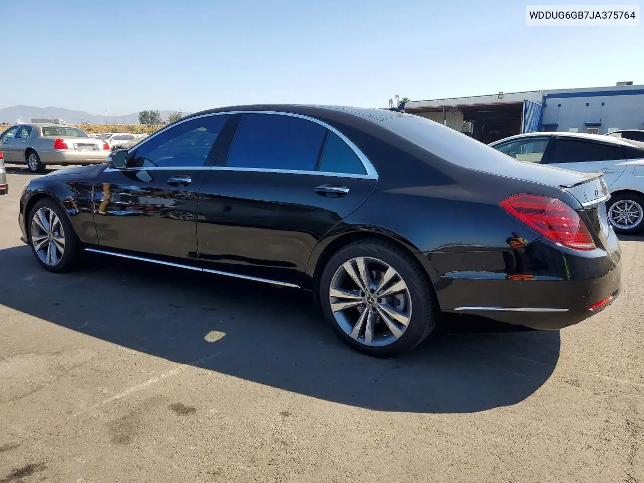 2018 Mercedes-Benz S 450 VIN: WDDUG6GB7JA375764 Lot: 58298306