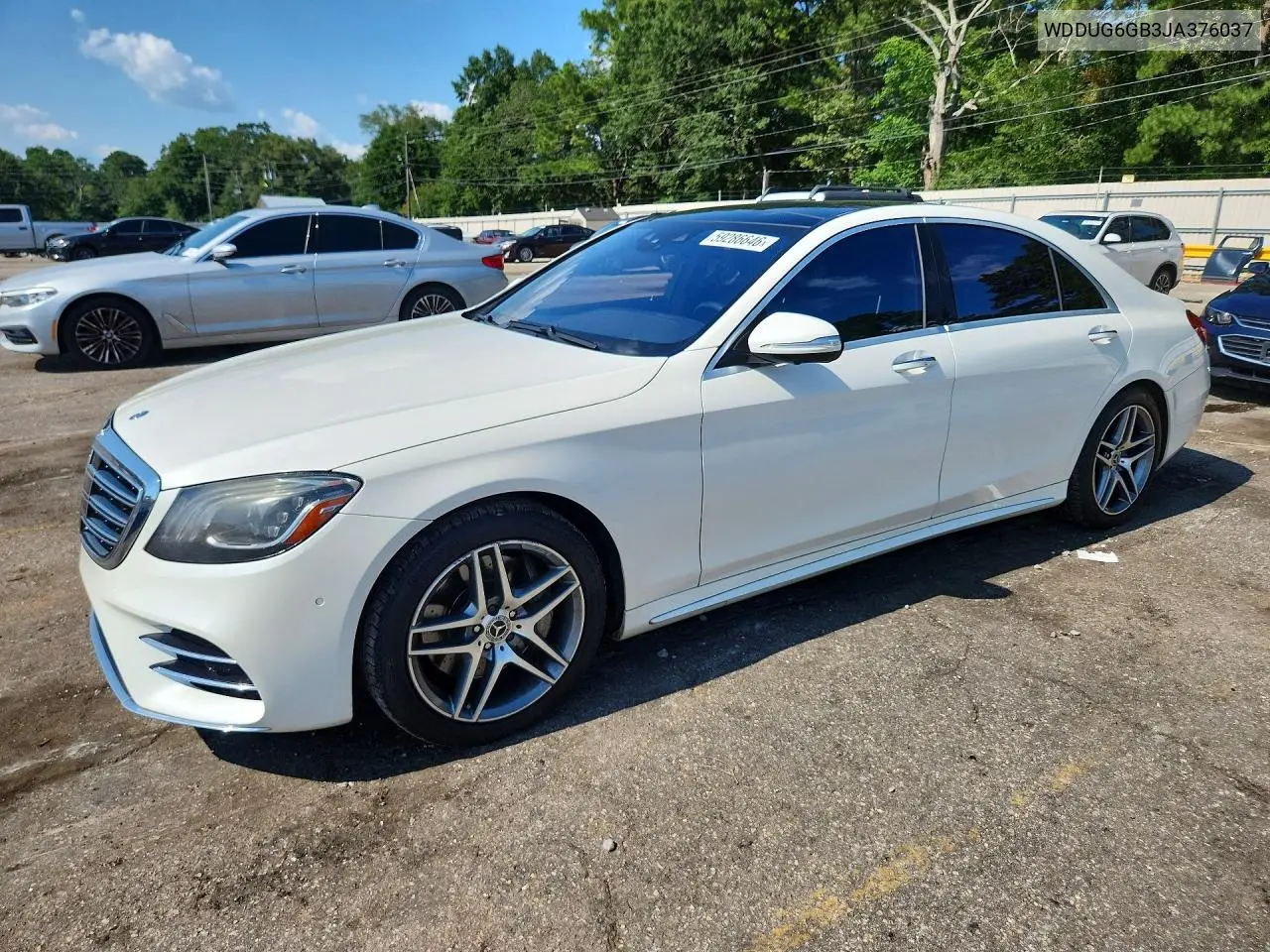 2018 Mercedes-Benz S 450 VIN: WDDUG6GB3JA376037 Lot: 59286646