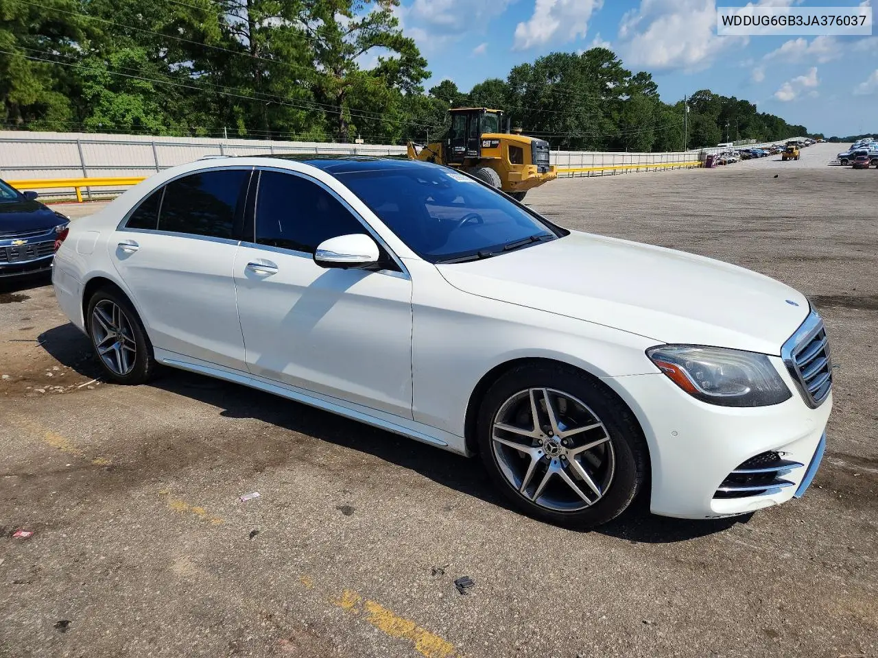2018 Mercedes-Benz S 450 VIN: WDDUG6GB3JA376037 Lot: 59286646
