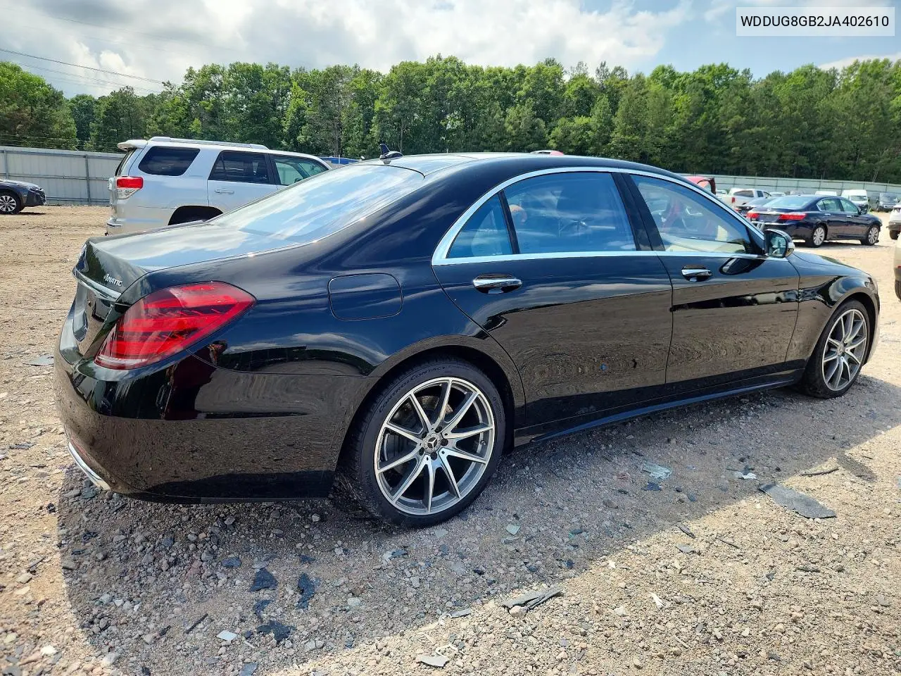 2018 Mercedes-Benz S 560 4Matic VIN: WDDUG8GB2JA402610 Lot: 59904376