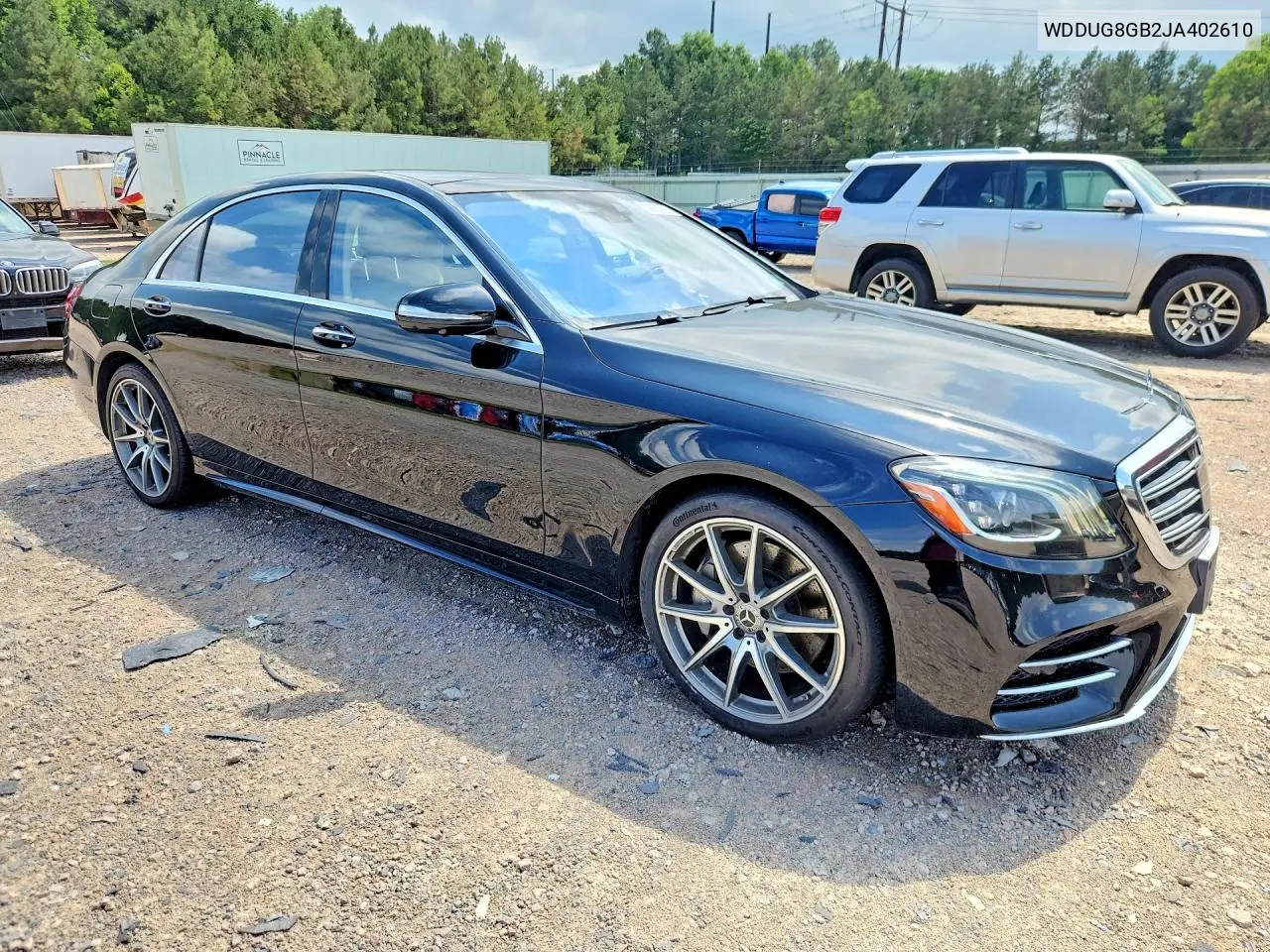 2018 Mercedes-Benz S 560 4Matic VIN: WDDUG8GB2JA402610 Lot: 59904376