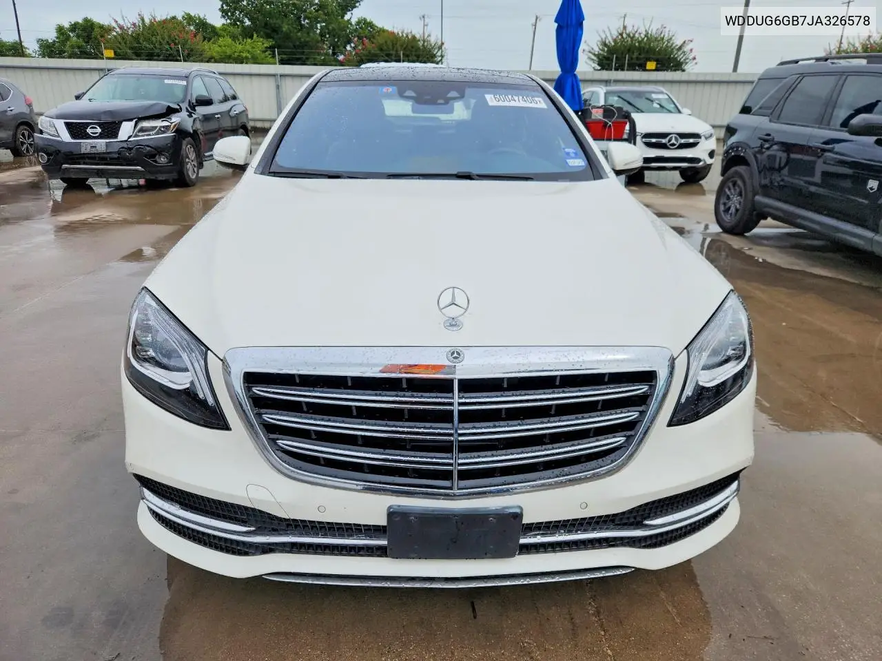 2018 Mercedes-Benz S 450 VIN: WDDUG6GB7JA326578 Lot: 60047406