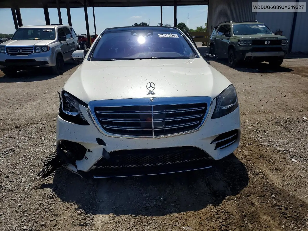 2018 Mercedes-Benz S 450 VIN: WDDUG6GB9JA349327 Lot: 60171976