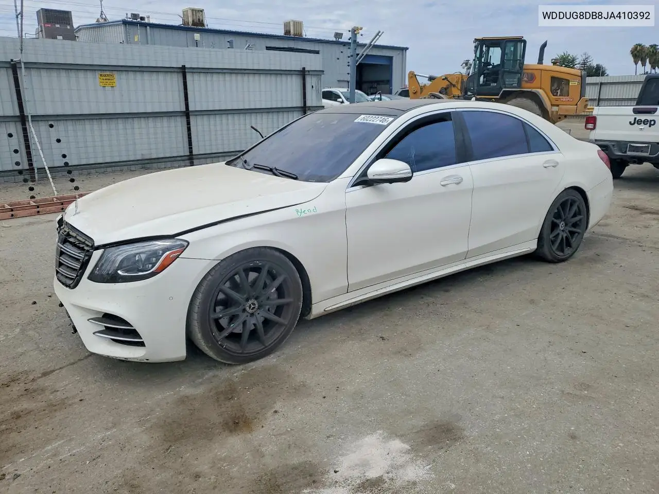 2018 Mercedes-Benz S 560 VIN: WDDUG8DB8JA410392 Lot: 60222746