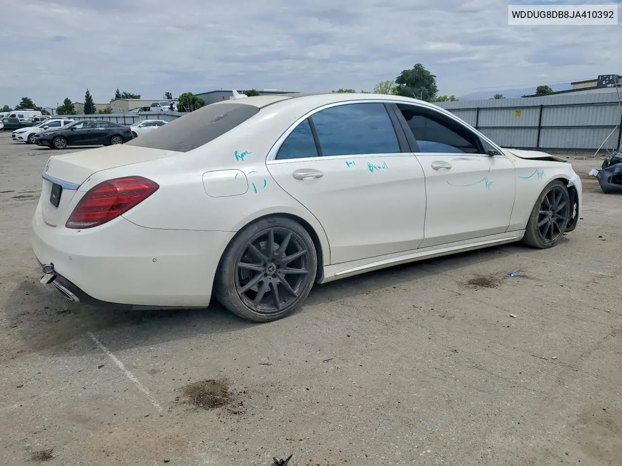 2018 Mercedes-Benz S 560 VIN: WDDUG8DB8JA410392 Lot: 60222746