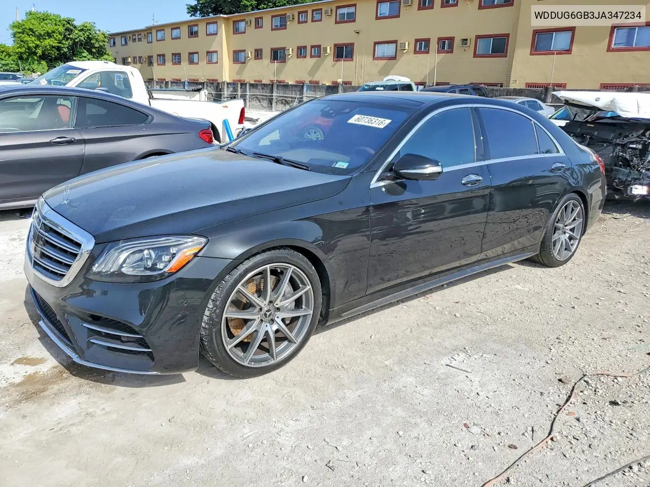 2018 Mercedes-Benz S 450 VIN: WDDUG6GB3JA347234 Lot: 60736316
