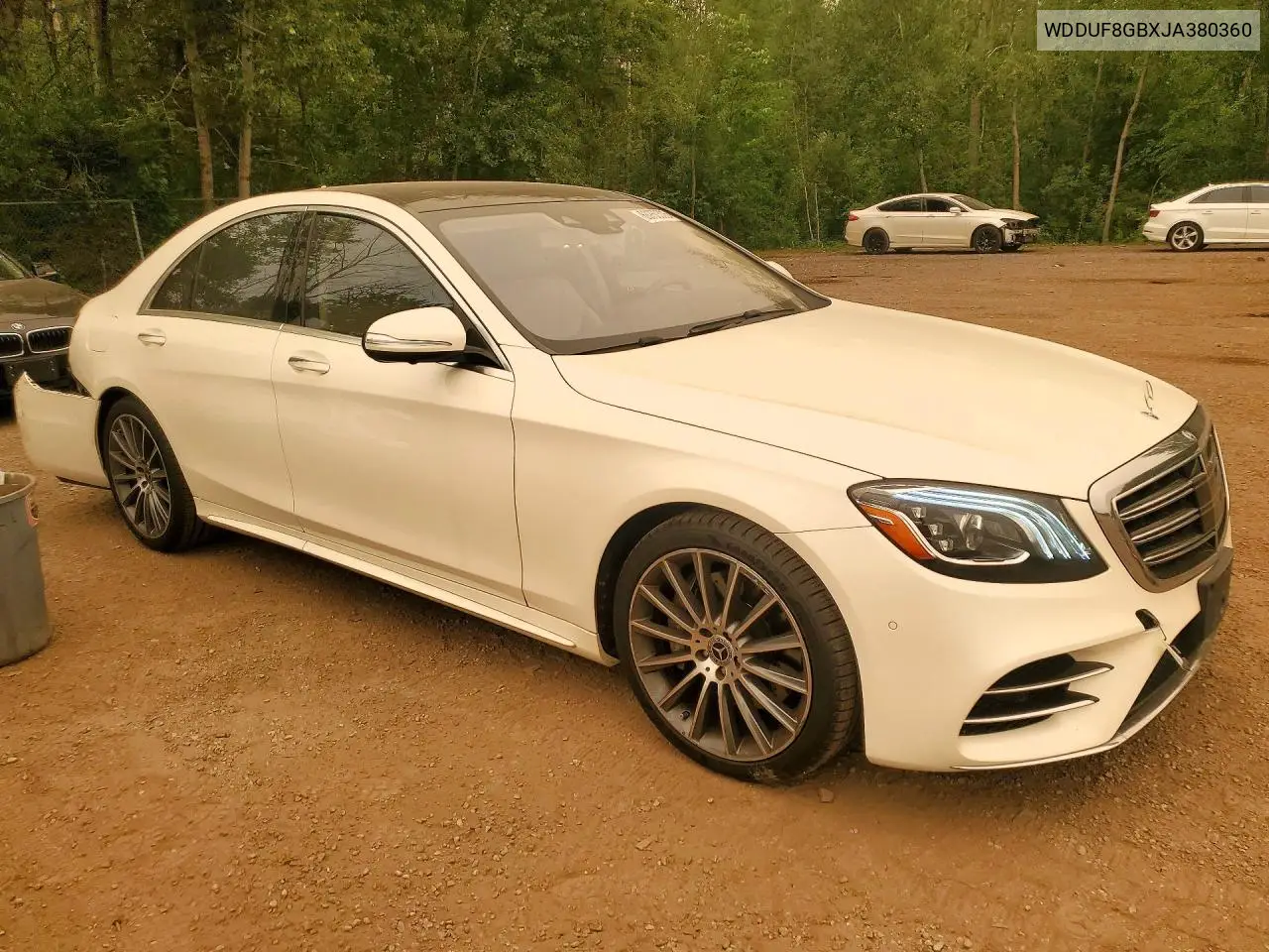 2018 Mercedes-Benz S 560 4Matic VIN: WDDUF8GBXJA380360 Lot: 60750306