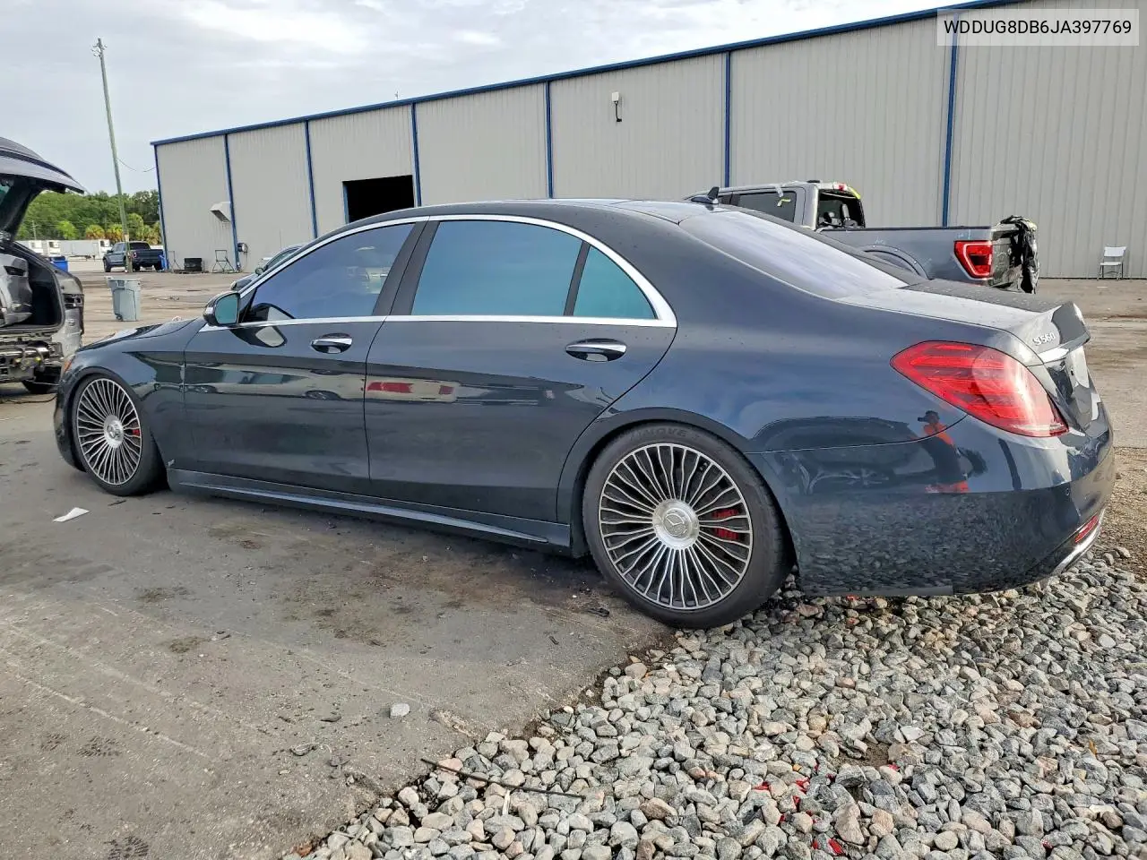 2018 Mercedes-Benz S 560 VIN: WDDUG8DB6JA397769 Lot: 60838176