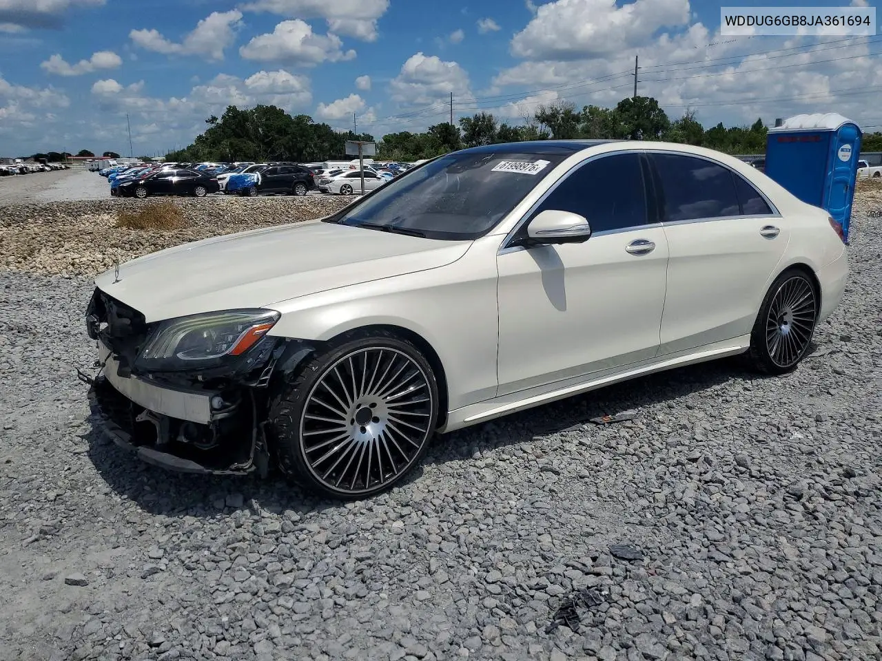 WDDUG6GB8JA361694 2018 Mercedes-Benz S 450