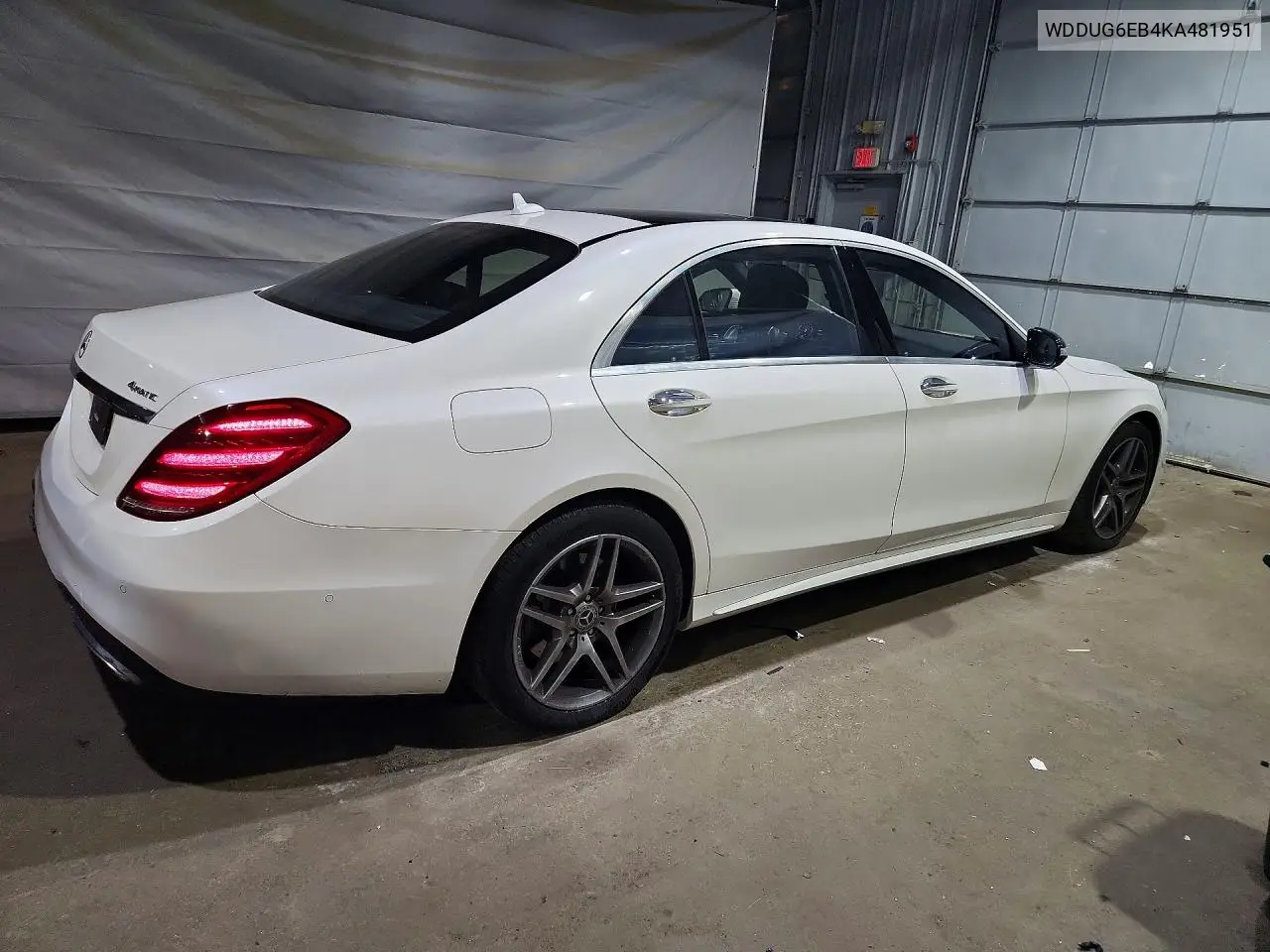 2019 Mercedes-Benz S 450 4Matic VIN: WDDUG6EB4KA481951 Lot: 59326966