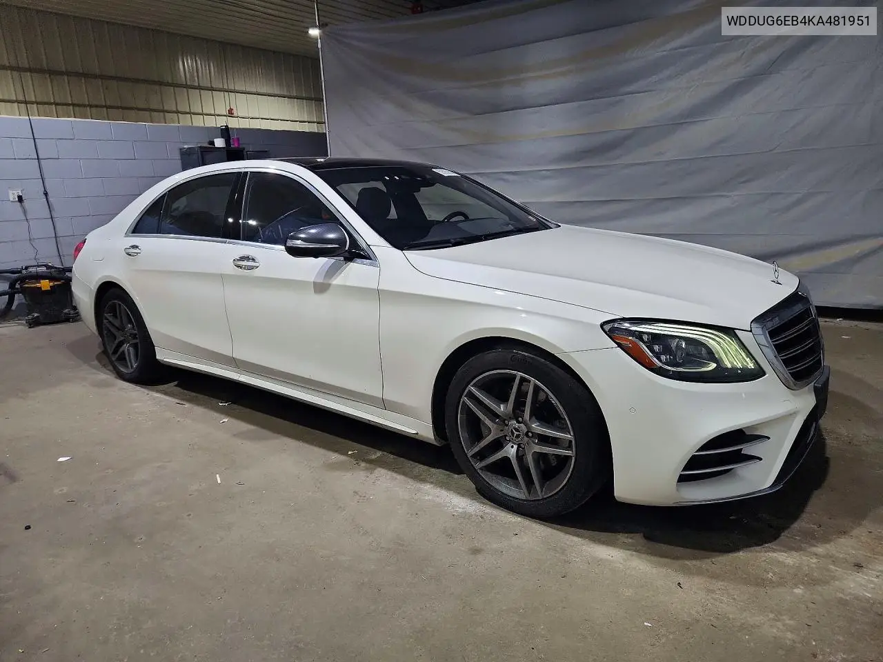 2019 Mercedes-Benz S 450 4Matic VIN: WDDUG6EB4KA481951 Lot: 59326966