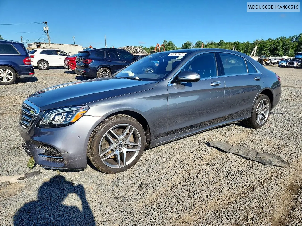 2019 Mercedes-Benz S 560 4Matic VIN: WDDUG8GB1KA460516 Lot: 59741356