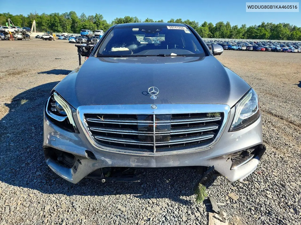 2019 Mercedes-Benz S 560 4Matic VIN: WDDUG8GB1KA460516 Lot: 59741356