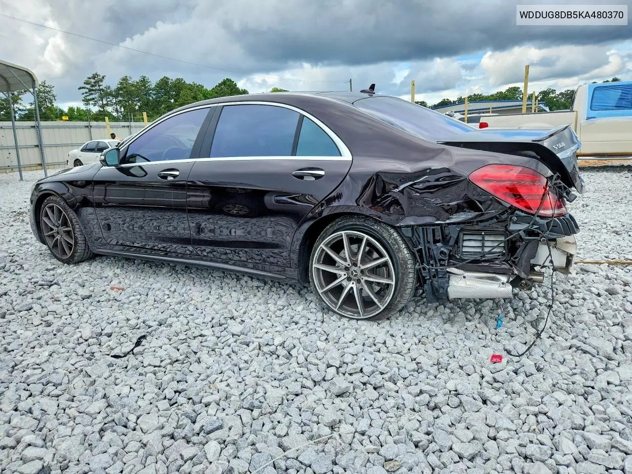2019 Mercedes-Benz S 560 VIN: WDDUG8DB5KA480370 Lot: 61207376