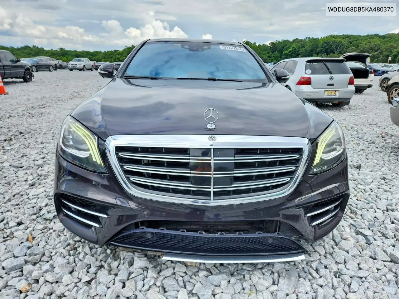 2019 Mercedes-Benz S 560 VIN: WDDUG8DB5KA480370 Lot: 61207376