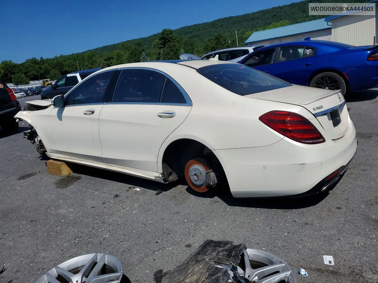 2019 Mercedes-Benz S 560 4Matic VIN: WDDUG8GB0KA444503 Lot: 61242796