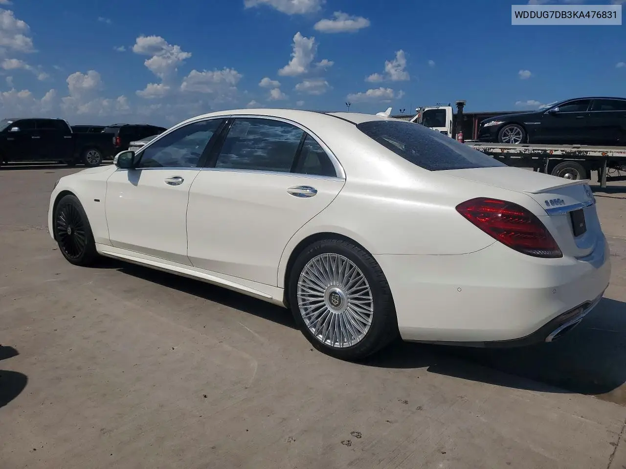 2019 Mercedes-Benz S S560E VIN: WDDUG7DB3KA476831 Lot: 85610725