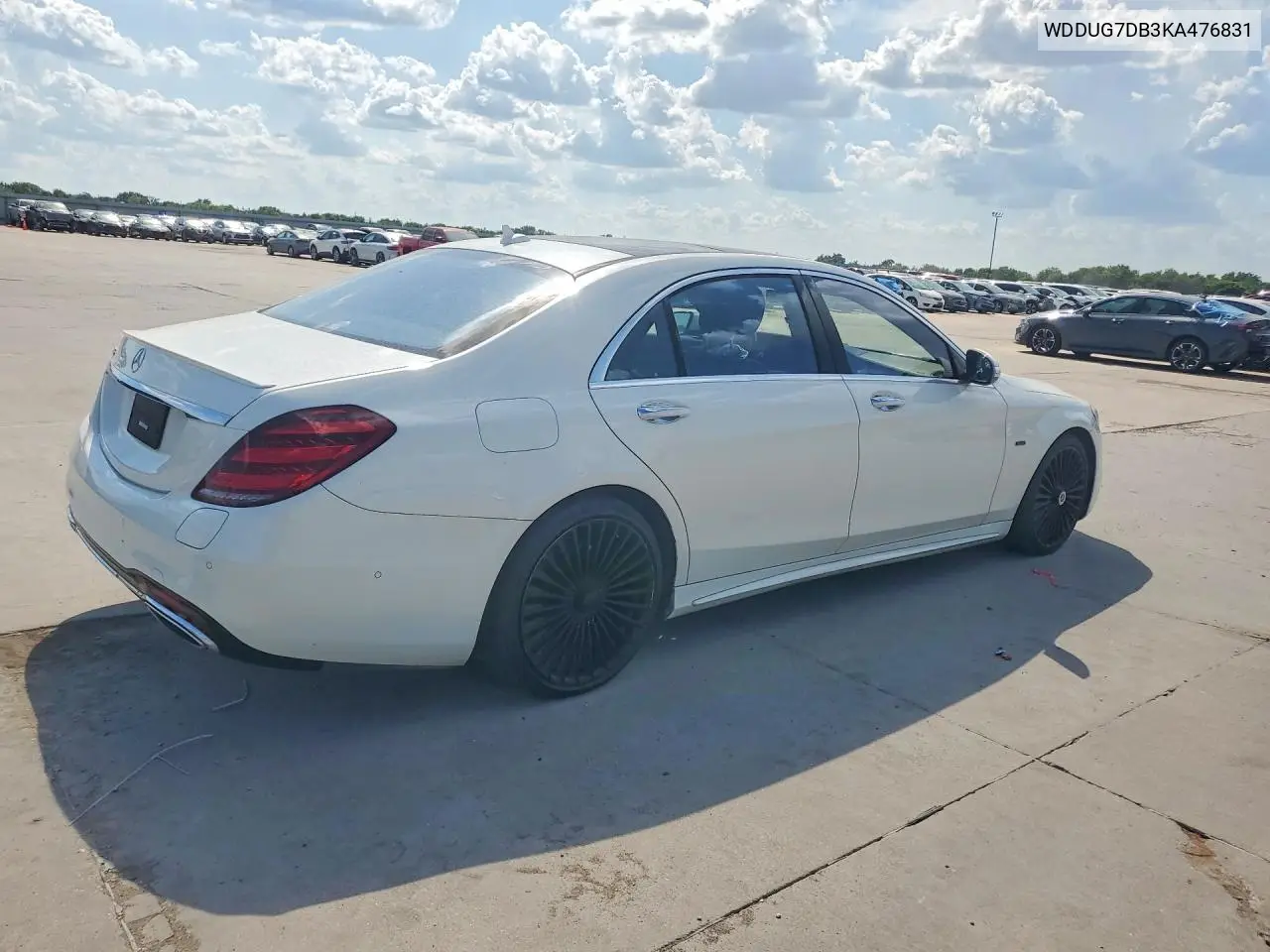 2019 Mercedes-Benz S S560E VIN: WDDUG7DB3KA476831 Lot: 85610725