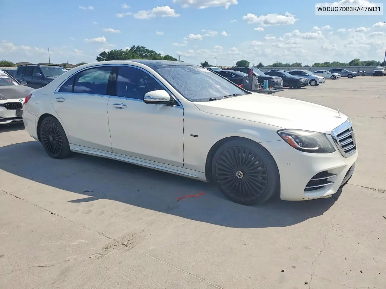 2019 Mercedes-Benz S S560E VIN: WDDUG7DB3KA476831 Lot: 85610725