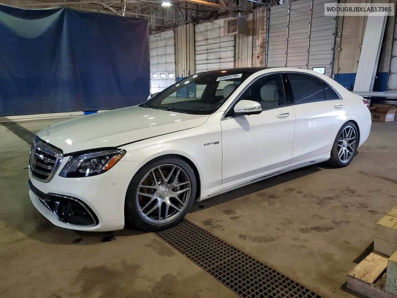 2020 Mercedes-Benz S 63 Amg 4Matic VIN: WDDUG8JBXLA517385 Lot: 50683236