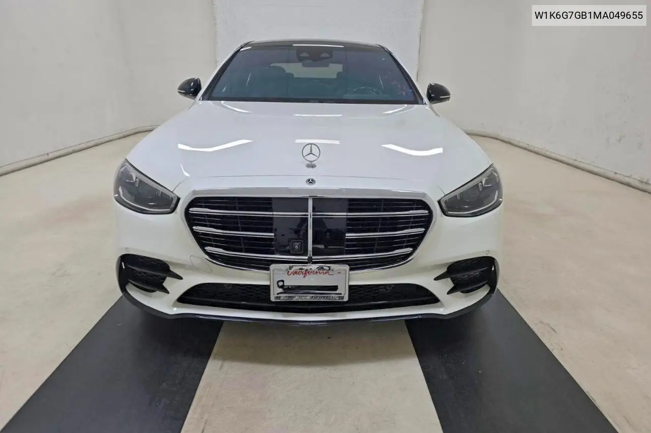 2021 Mercedes-Benz S 580 4Matic VIN: W1K6G7GB1MA049655 Lot: 52072416