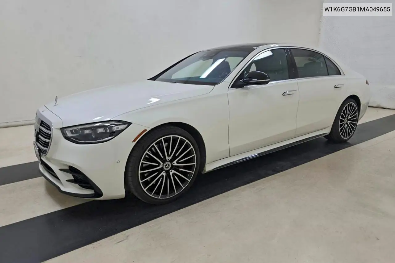 2021 Mercedes-Benz S 580 4Matic VIN: W1K6G7GB1MA049655 Lot: 52072416