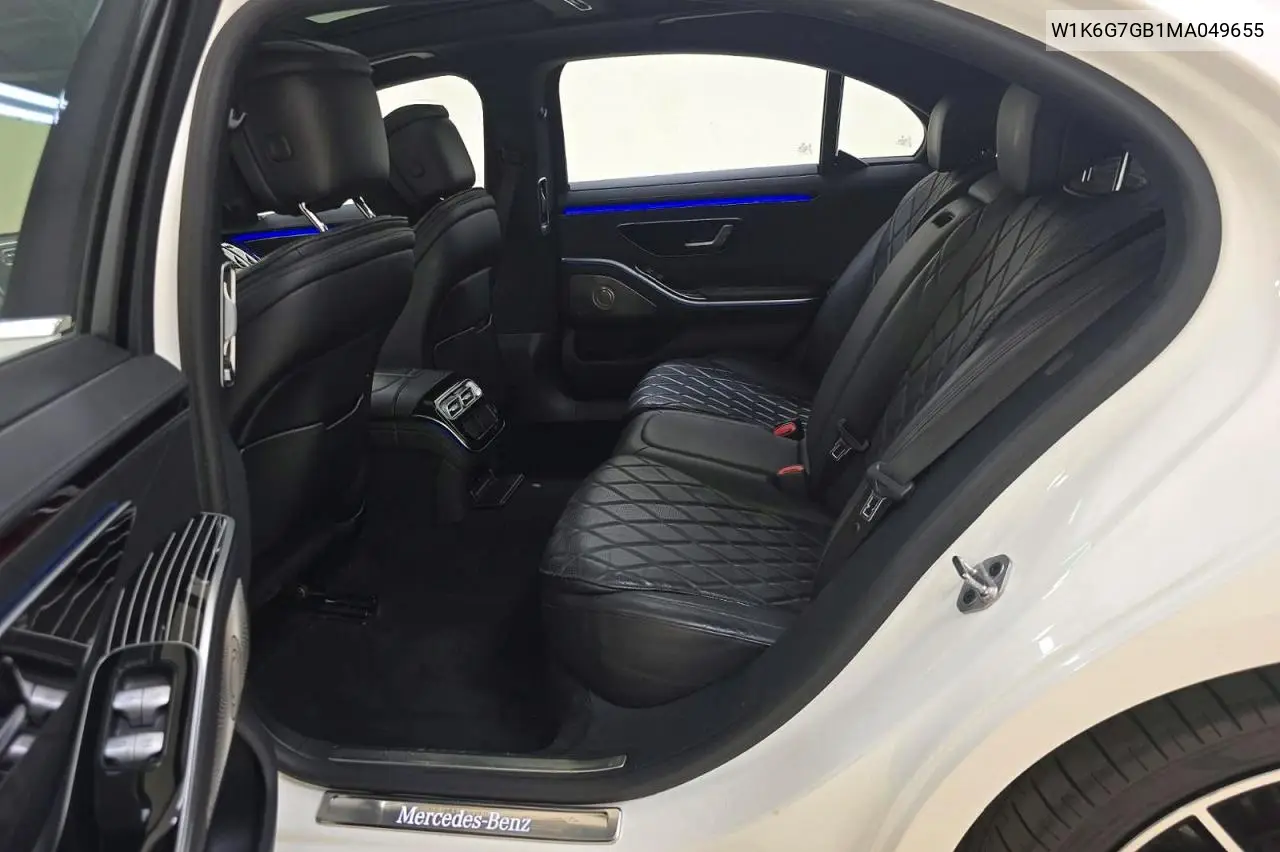 2021 Mercedes-Benz S 580 4Matic VIN: W1K6G7GB1MA049655 Lot: 52072416