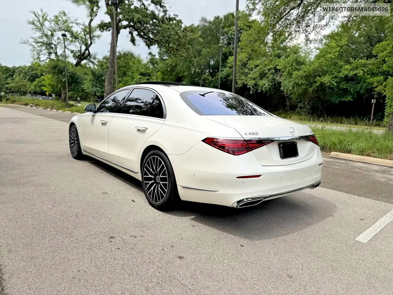 2021 Mercedes-Benz S 580 4Matic VIN: W1K6G7GB6MA045696 Lot: 55097816