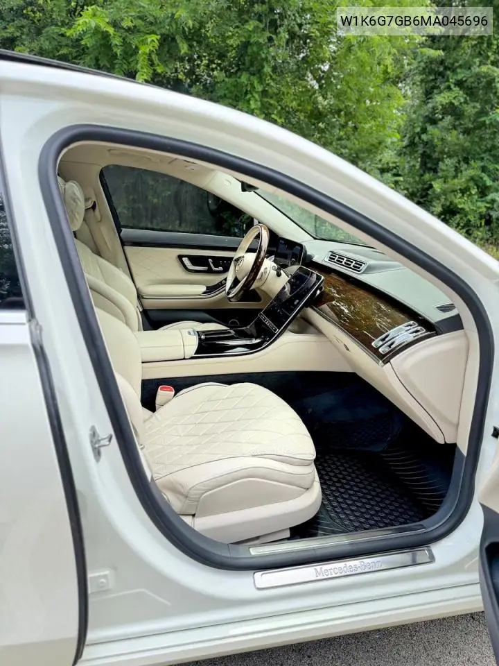 2021 Mercedes-Benz S 580 4Matic VIN: W1K6G7GB6MA045696 Lot: 55097816